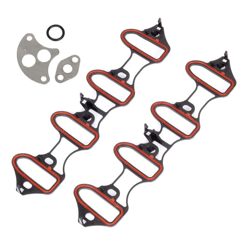 Vincos Intake Manifold Gasket Ms92211 Ms18007 Ms4657 Ms16340 Compatible with Tahoe 00-03 5.3l 4.8l Silverado/Sierra 01-03 6.0L Silverado/Sierra/Yukon XL/Suburban/Avalanche 1500 02 03 5.3L - Image 3